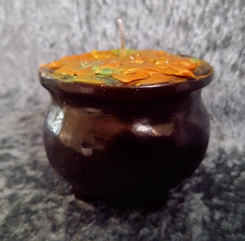 Cauldron spell candle - cauldron,