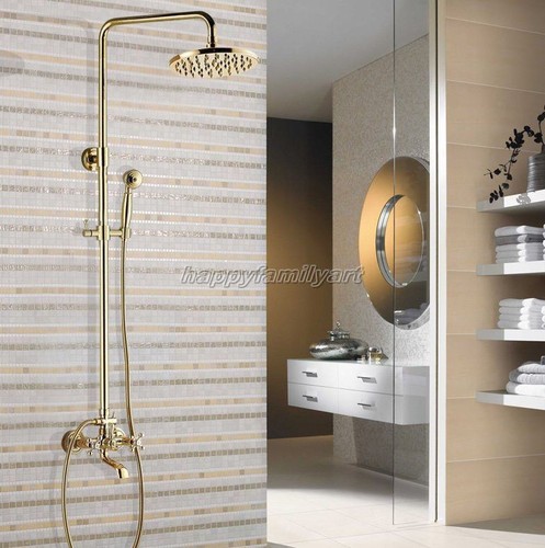 Gold color brass rain - color,