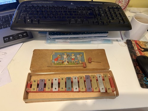 Vintage 1950 xylophone - vintage,