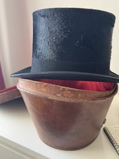 Vintage Silk Top Hat With