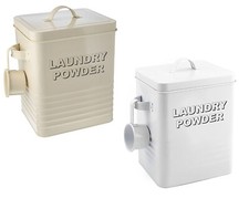 Laundry Powder Storage Tin Jar