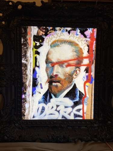 Light box street art - .,
