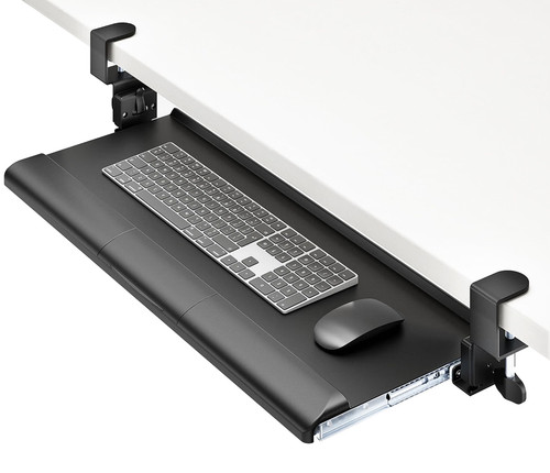 Adjustable keyboard tray under - keyboard,