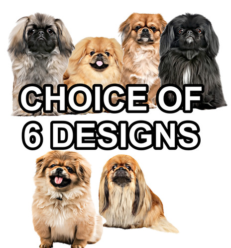 Pekingese dog self adhesive - pekingese,