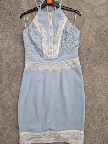 Pale blue lipsy midi dress - midi,