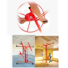 Portable Drywall Hoist Plasterboard Lifter 11ft Drywall Panel Board Lift Holder