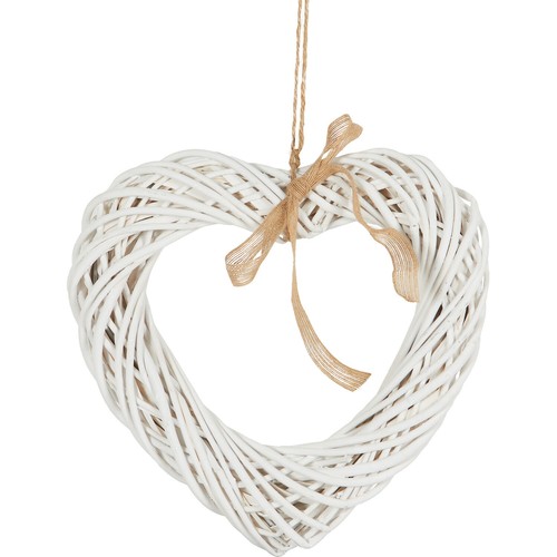 Driftwood heart wreath ribbon - driftwood,