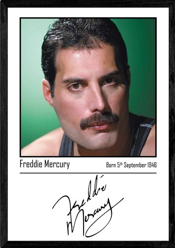 Freddie mercury autograph - freddie,