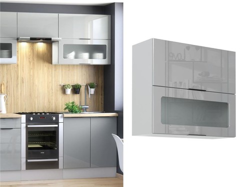 Kitchen glass wall cabinet - glass,