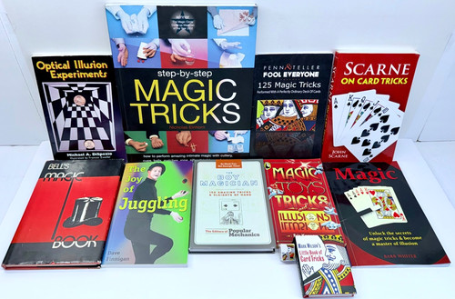 Magician magic tricks book lot - magic,