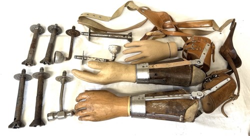 Antique ww2 prosthetic arm - ww2,