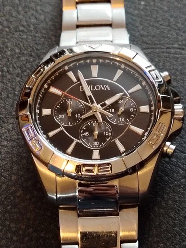Bulova 96a216 black - 96a216, dialled