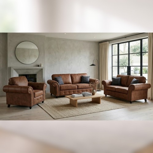 Oakland luxury leather sofa - oakland,