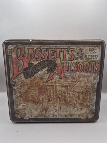 Vintage bassetts allsorts tin - bassetts,