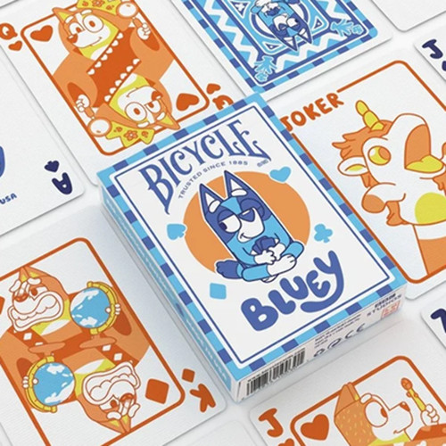 Bicycle bluey playing - cards, by