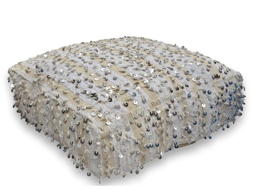 Moroccan handira floor cushion - handira,