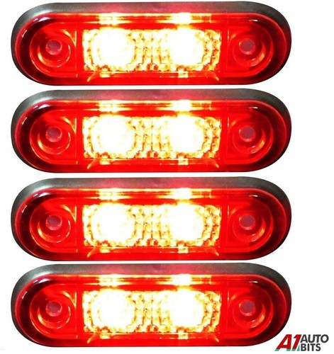 Flush fit led red rear - flush,