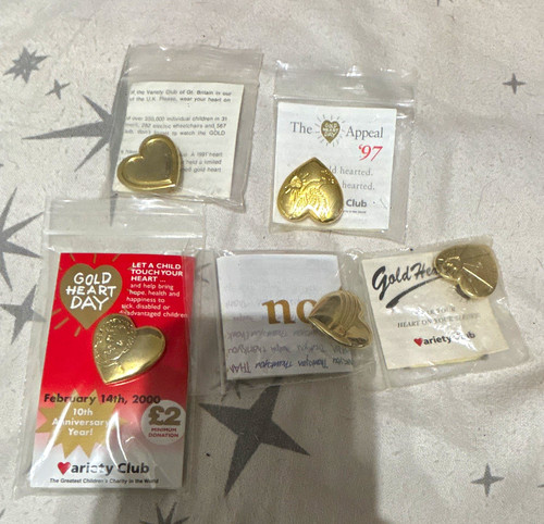 Charity metal badge - charity,