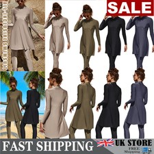 Modest Burkini Muslim Women Full Cover Islamic Swimsuit Swimwear Bathing Suit💦