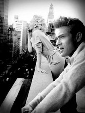 JAMES DEAN MARILYN MONROE SMOKING A3 A4 POSTER PRINT ART BUY 2 GET 1 FREE