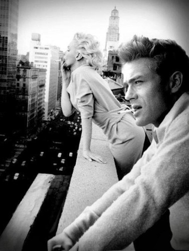 James dean marilyn monroe - james,