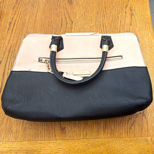 Dune colourblock faux leather - dune,