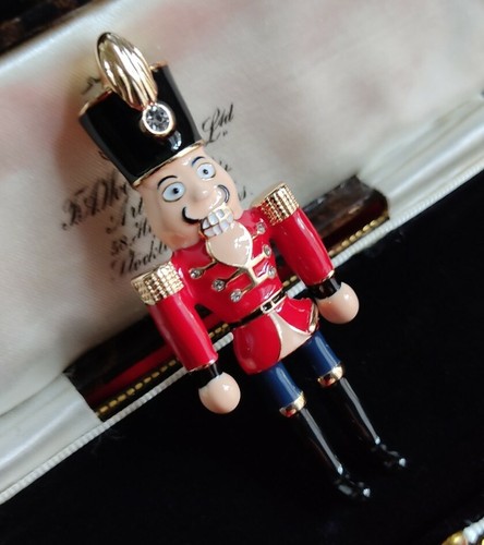 Nutcracker prince brooch - nutcracker,