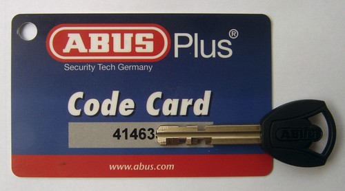 Abus plus key cut code - abus,