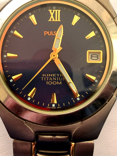 Pulsar seiko titanium kinetic - pulsar,