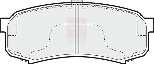 Brake pads set fits - brake,