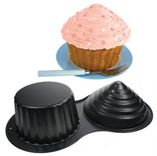 Eddingtons Giant Cupcake Pan Non Stick Cake Mould - Makes 6'' Cupcakes