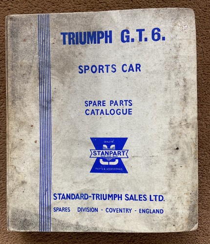 Triumph parts manual gt6 - 6,