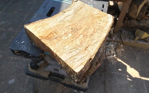 Spalted ash bowl - ash,