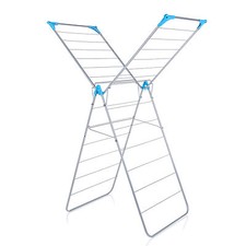 Minky X Wing™ Indoor Clothes Outdoor Airer | 15m Drying Space | Silver