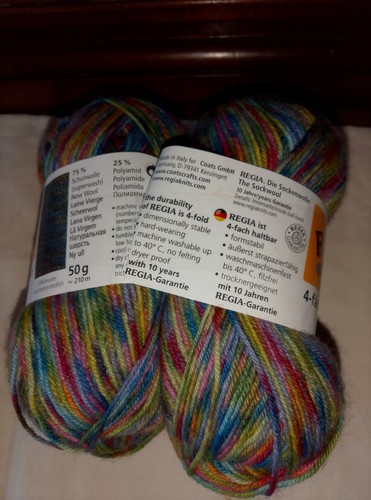 2x50g regia sock yarn mosaic - regia,