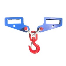 Forklift mounted lifting hook - forklift,