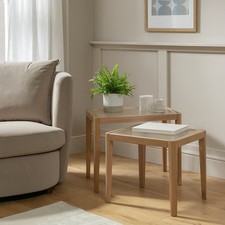 Habitat Camellia Nest of 2 Tables - Natural