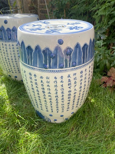 Vintage chinese blue white - vintage,