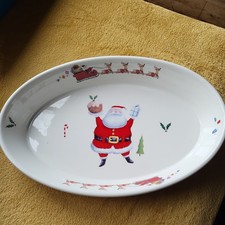 Portmeirion Rob Scotton Paw Prints in the Snow -  Serving Dish (#72)