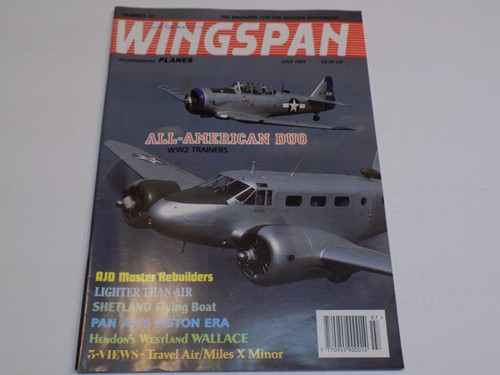 Wingspan magazine plane - plane, july