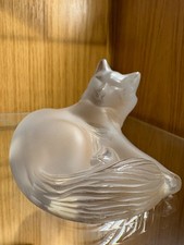 Lalique "Happy Cat" Sculpture
