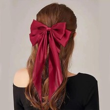 French Big Bow Hair Clip