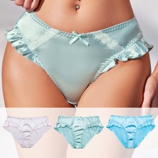 3 Pack Sexy Womens Silky Satin