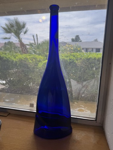 Tall cobalt blue - cobalt, glass