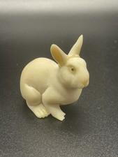 Small White Rabbit Figurine -