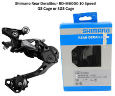 Shimano 10 Speed Rear Derailleur Deore M6000-SGS / GS  Long or Medium Cage -H