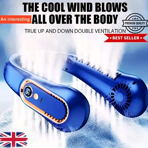 Neck fan hands - hands, free