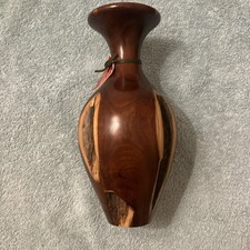  Rare Wood vase jarrah Lignum