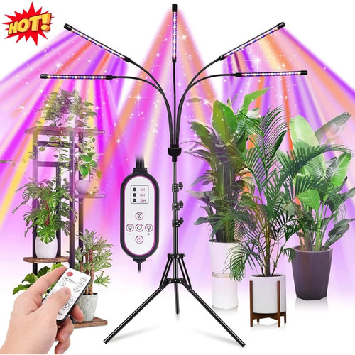 Heads led grow light plant - grow,
