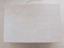 Jimmy Choo London Empty 12”x 7.75”x 2”Storage Gift Box Gold Logo
